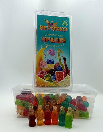  Жевательный мармелад Бутылочки МИКС, 250г      в Пушкино