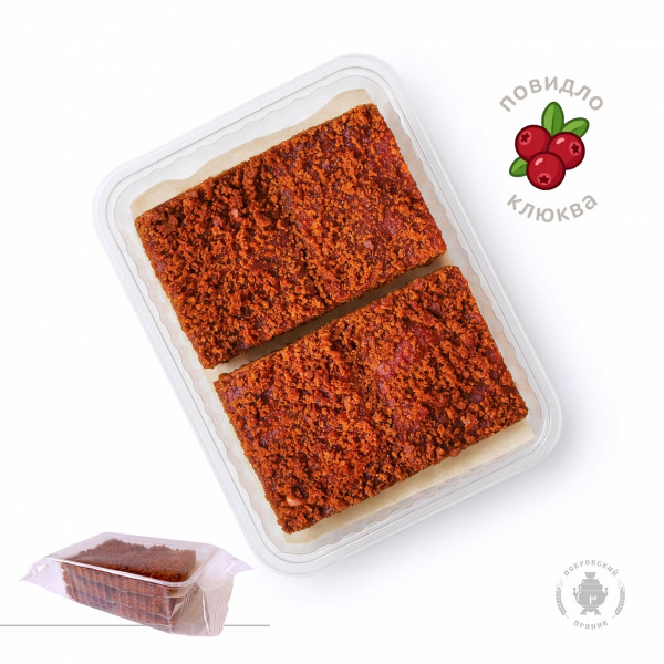 №3 Пряник 400г с фруктовой начинкой Клюква  в Пушкино