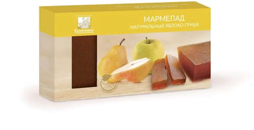  Мармелад пластовый 210г ЯБЛОКО-ГРУША в Пушкино