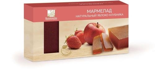 №2 Мармелад пластовый 210г Яблоко-Клубника в Пушкино