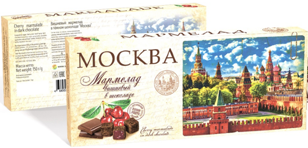 №2 Сладарт Мармелад Вишневый в тёмном шоколаде, 150г   в Пушкино
