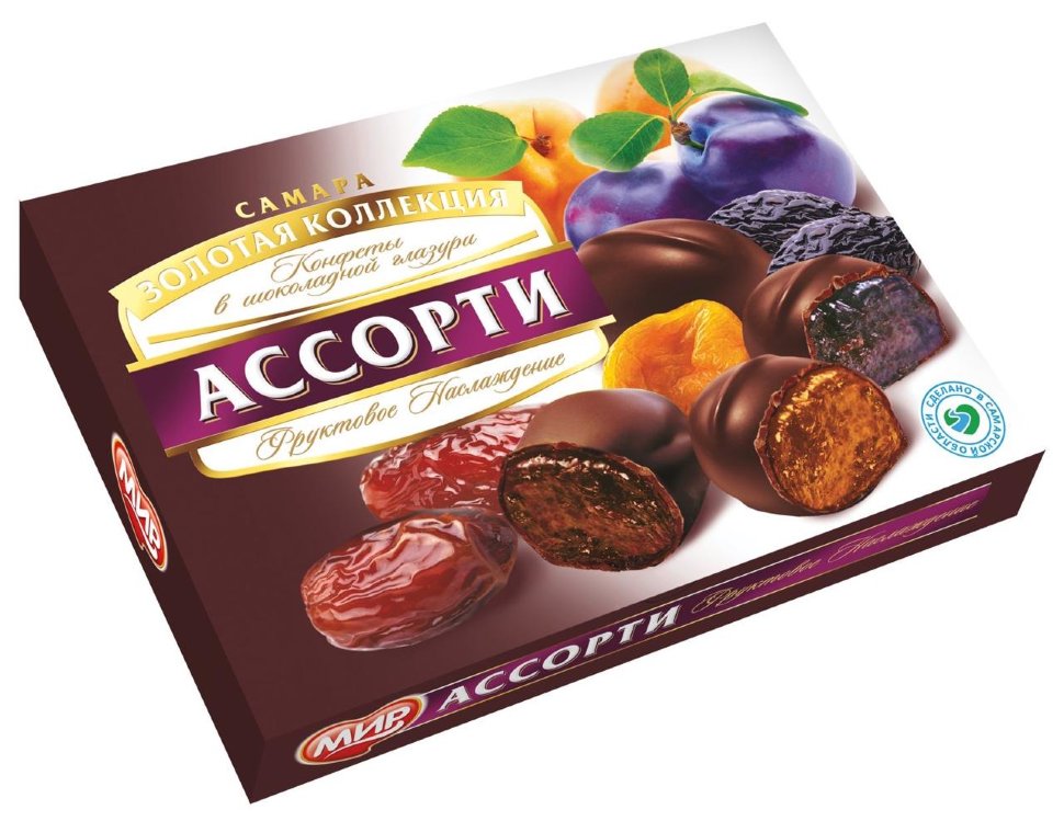  КФ МИР Фруктовое наслаждение (набор шоколадных конфет) 170г в Пушкино