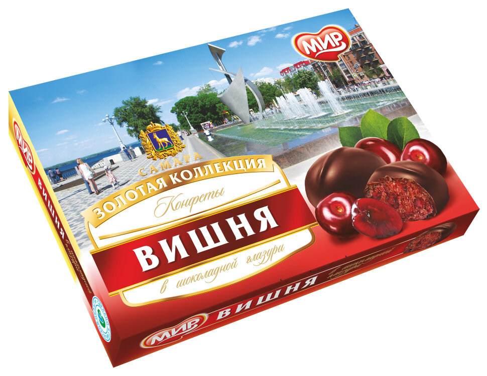  КФ МИР Вишня в шоколадной глазури 160г в Пушкино